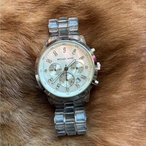 Michael Kors Acrylic Oversized Watch MK-5235